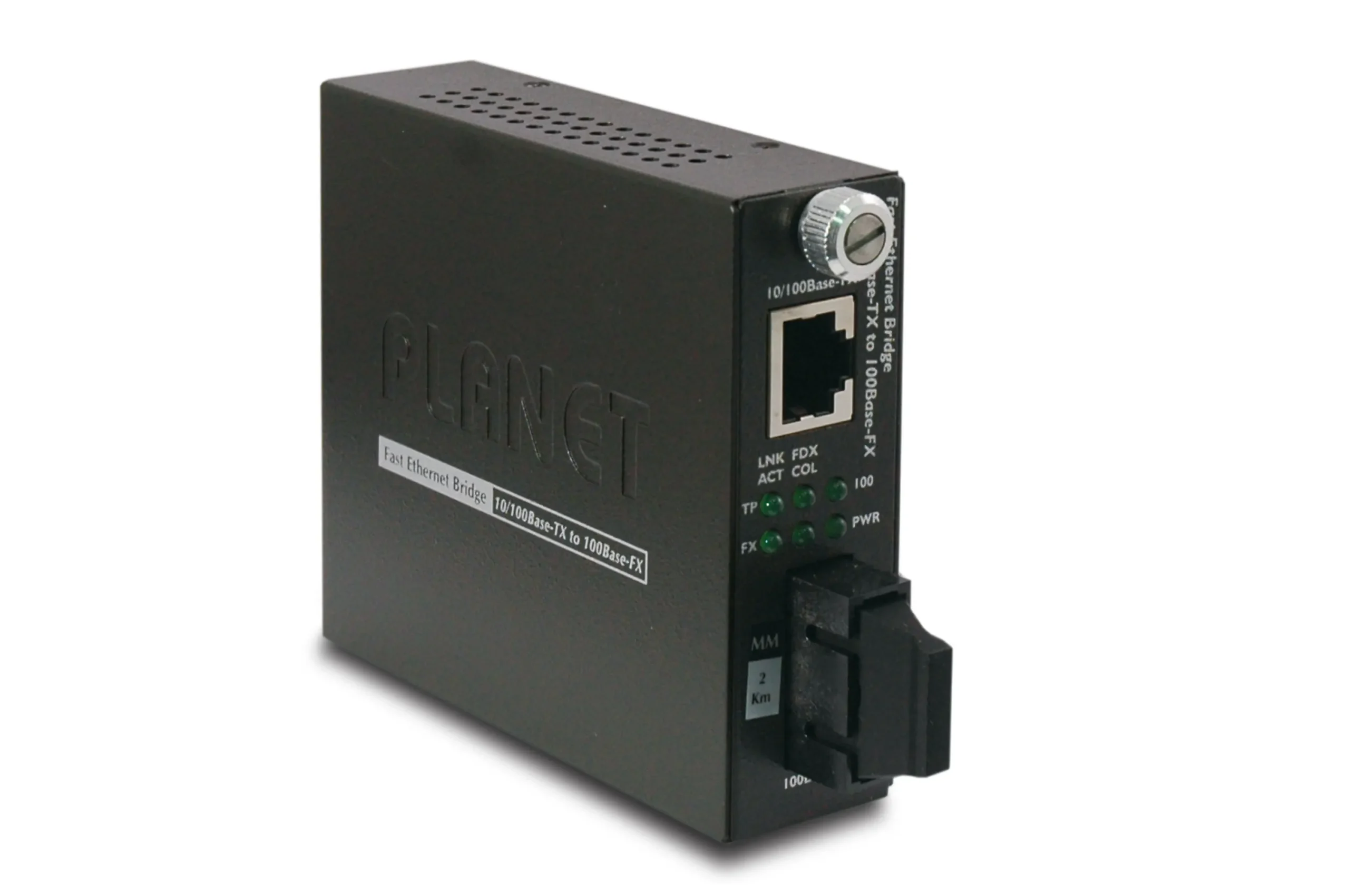PLANET 10/100Base-TX to 100Base-FX Smart Media Converter FST-802