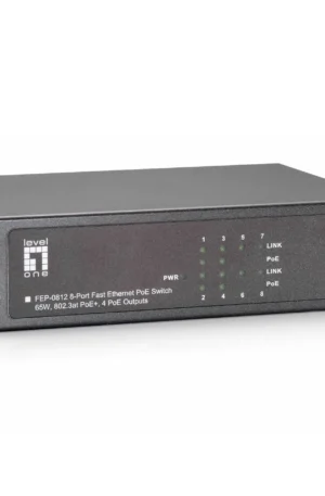 LevelOne FE PoE Switch 8 Ports