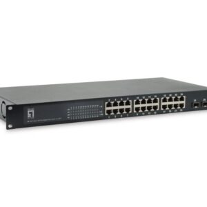 LevelOne FE PoE Switch 150W 26-Ports