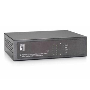 LevelOne FE PoE Switch 65W 8 Ports