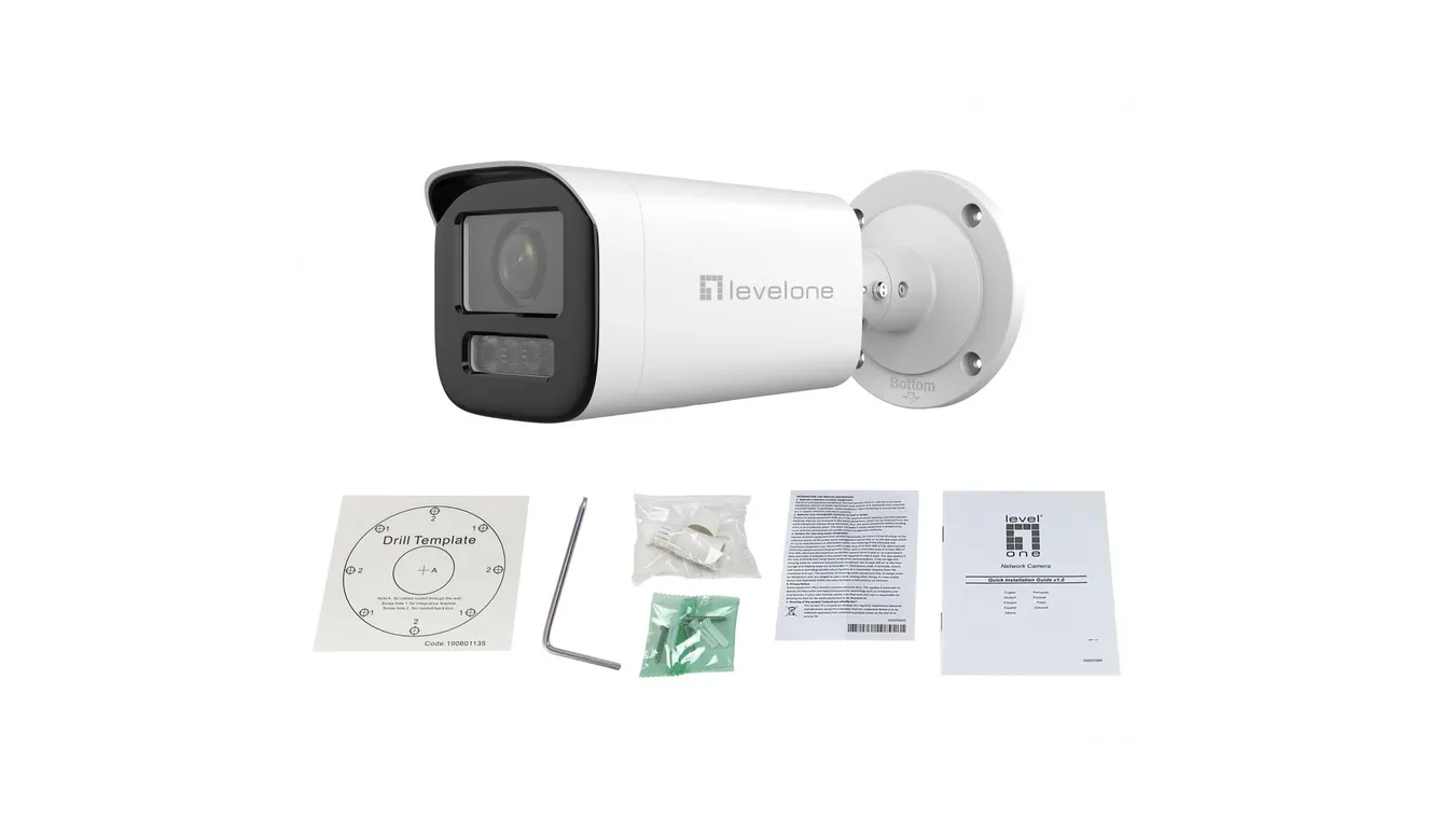 LevelOne IPCam 4xZ Dome Fix Out 2MP FCS-5222 - Image 3